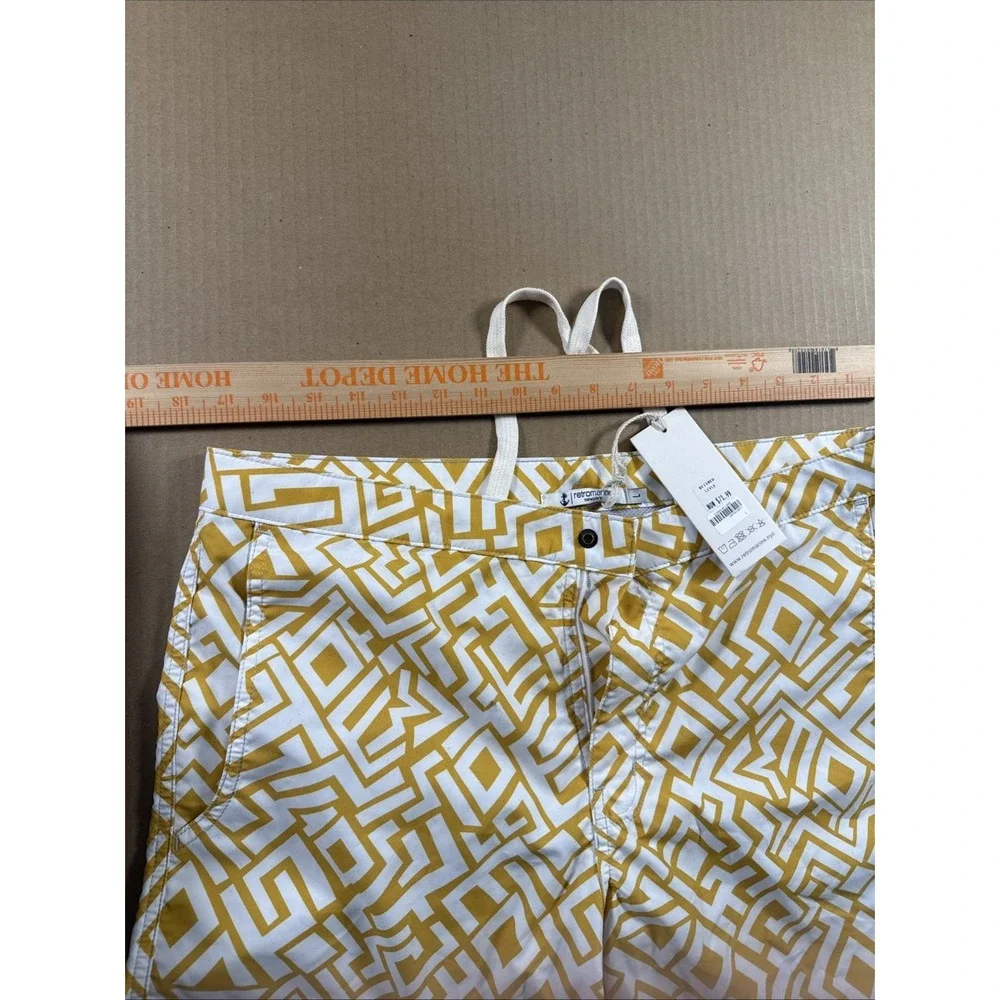 HAMMIES CABANA NWT Mens Sz Large Gold Lined Retro Vintage Swim Shorts Trunks 5
